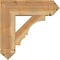 Ekena Millwork Balboa Arts and Crafts Rough Sawn Bracket w/ Offset Brace, Western Red Cedar, 8"W x 24"D x 24"H BKT0806X24X24BOA03RWR - alternate 4
